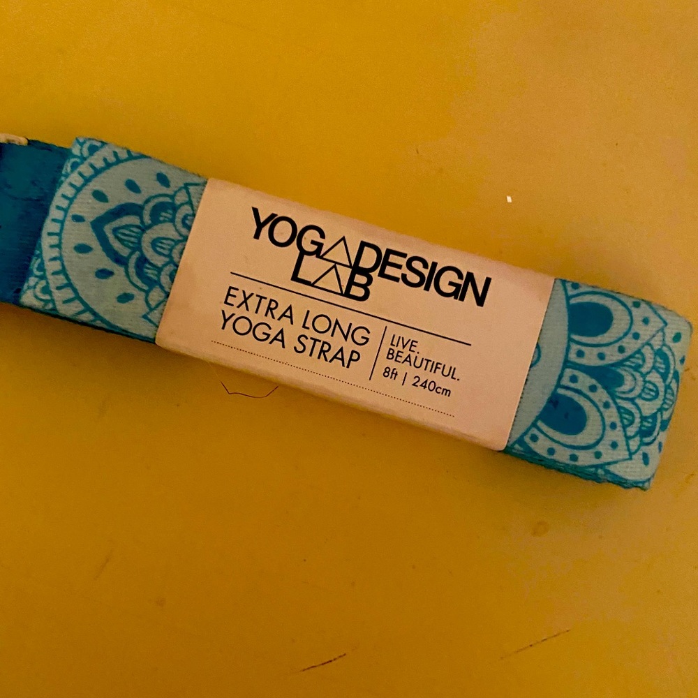 Mandala printed Yoga Strap